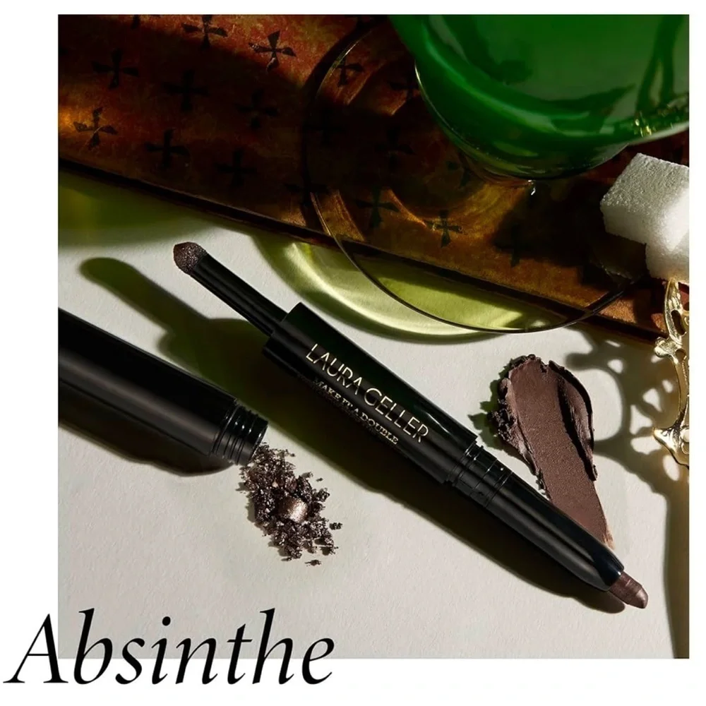 Laura Geller Make It Double Eyeshadowdow Sticker & Powder Shade Absinthe